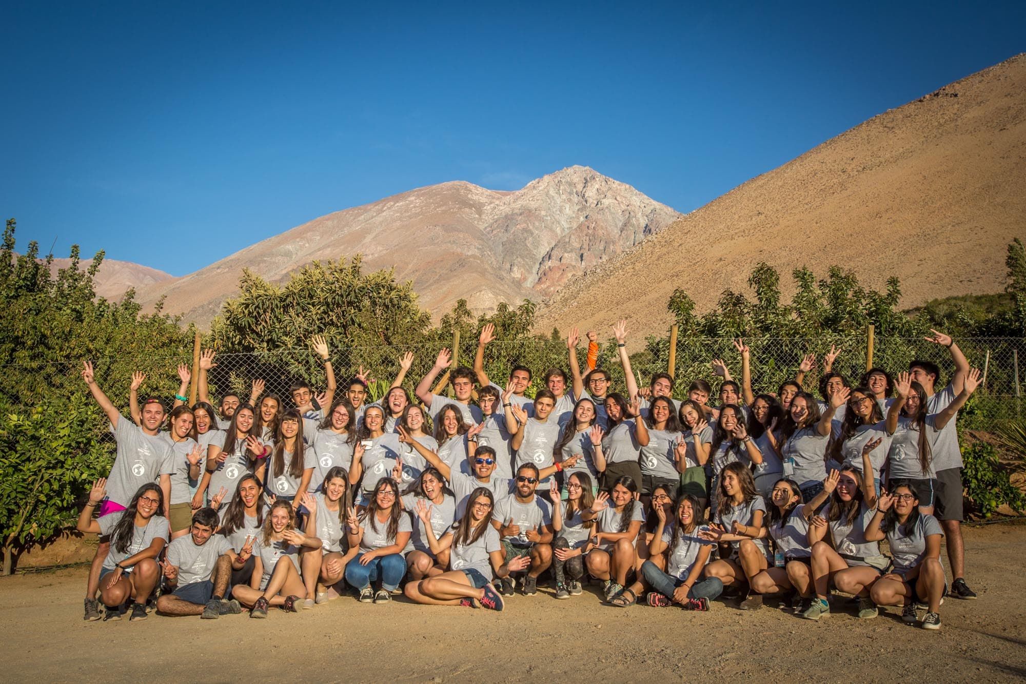 Jóvenes participantes de una actividad